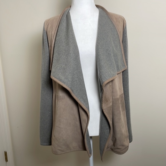 “Ralph Lauren Black Label” Cashmere and Suede Cardigan - Picture 8 of 8